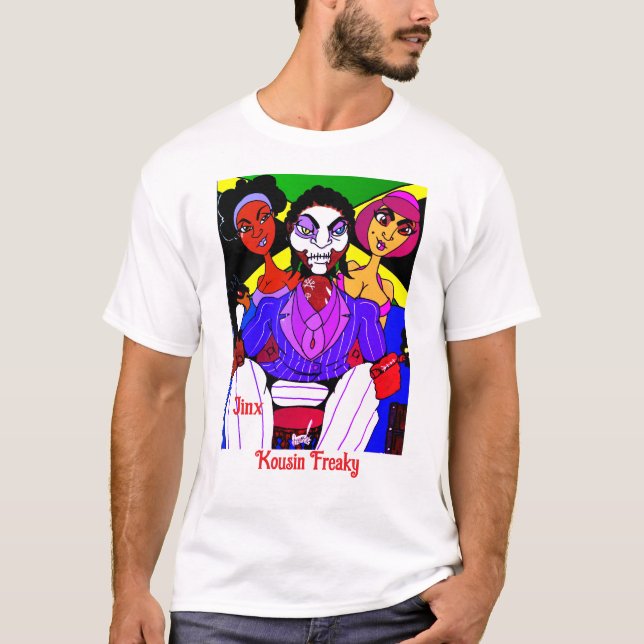 Jinx der Voodoo Priest T-Shirt (Vorderseite)