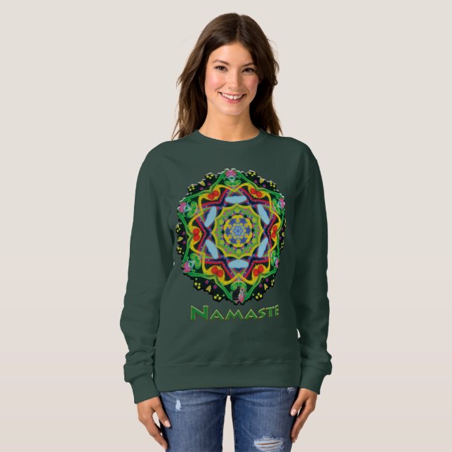 Jinx Namaste Kaleidoskop T - Shirt (Vorne ganz)