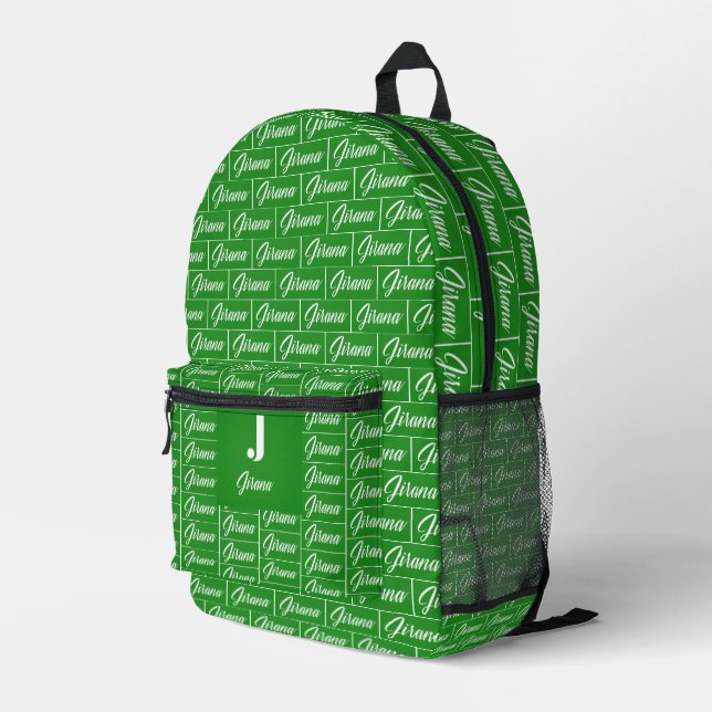 JIRANA BEDRUCKTER RUCKSACK (Rückseitige Ecke Rechts)