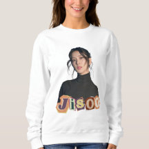 Jisoo - Klassische Schönheit in einfarbiger Kunst