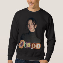 Jisoo - Klassische Schönheit in einfarbiger Kunst