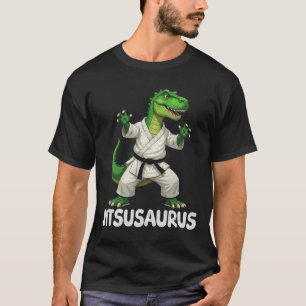 Jitsusaurus Dinosaur Karate Martial Arts Spaß Enth T-Shirt