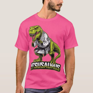 Jitsusaurus Funny Bjj Brazilian Jiu Jitsu T-Shirt