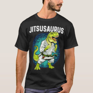 Jitsusaurus Lustig Jiu-Jitsu Brasilianisches Ju Ji T-Shirt