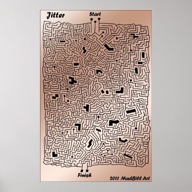 Jitter Maze Poster (Vorne)