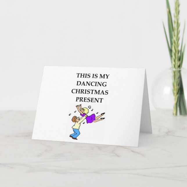 jitterbug feiertagskarte (Vorderseite)