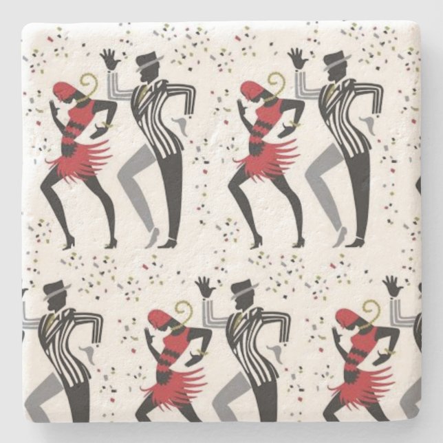 "Jitterbug" Steinuntersetzer (Vorderseite)