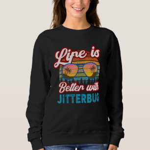 Jitterbug-Tänzer mit Jitterbug Sweatshirt