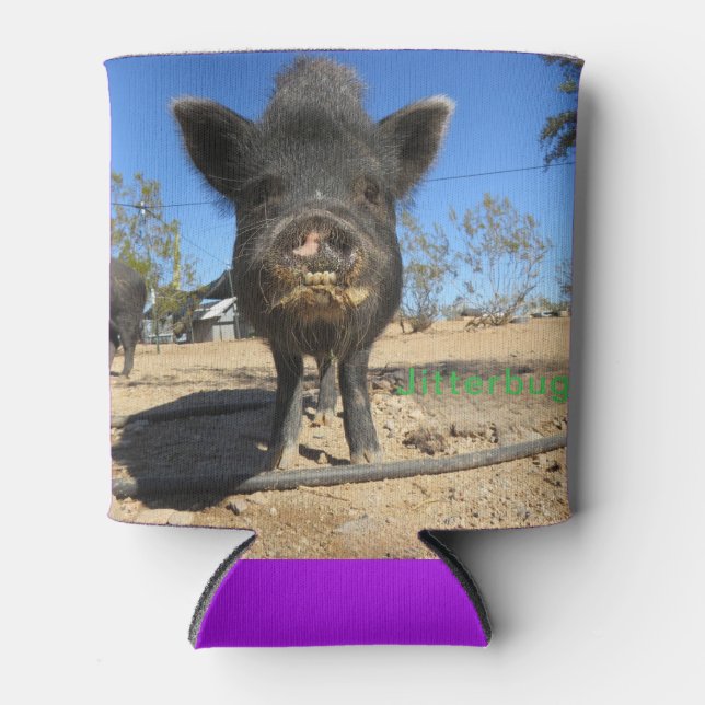 Jitterbug und Mr. White Can COOZIE! Dosenkühler (Vorderseite)