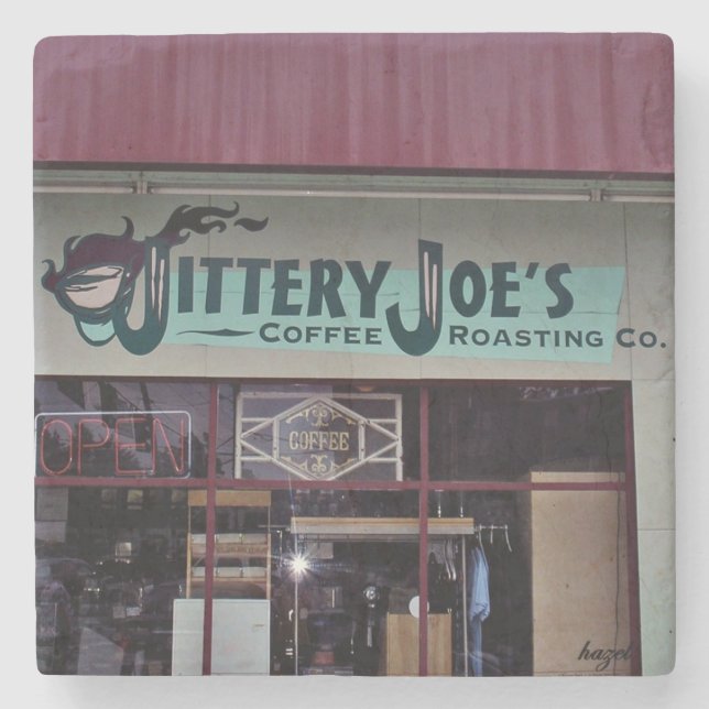 Jittery Joe's, Athen, Georgien, Marmorfische Unter Steinuntersetzer (Vorderseite)