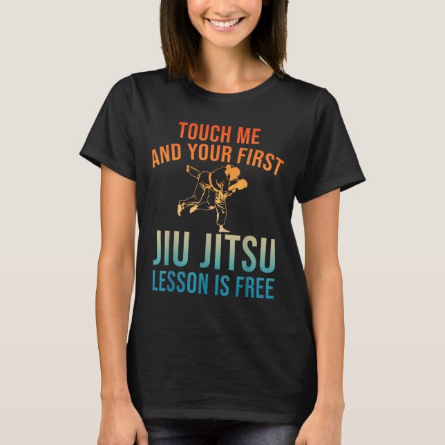 Jiu Jitsu Art For Men Women Brazilian Jujitsu Bjj  T-Shirt (Vorderseite)
