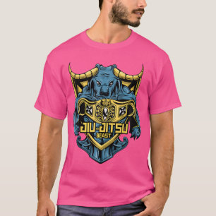 Jiu-Jitsu Beast Bjj Mixed Martial Arts Bull Mixed T-Shirt