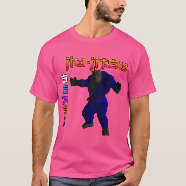 Jiu-Jitsu Beast Rhino T-Shirt (Vorderseite)