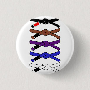 Jiu Jitsu Belts Button