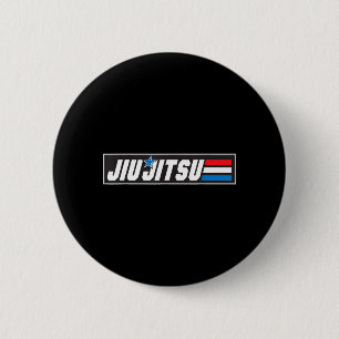 Jiu Jitsu BJJ Kampfsport Krieger Kämpfer Grafik Button