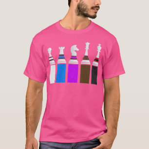 Jiu Jitsu BJJ Schach Belts Jiu Jitsu mit Base Dist T-Shirt