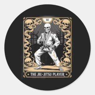 Jiu-Jitsu BJJ Tarot Judo Kampfsport MMA Runder Aufkleber