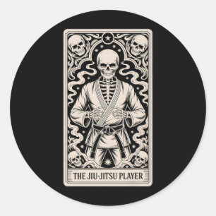 Jiu-Jitsu BJJ Tarot Judo Kampfsport MMA Runder Aufkleber