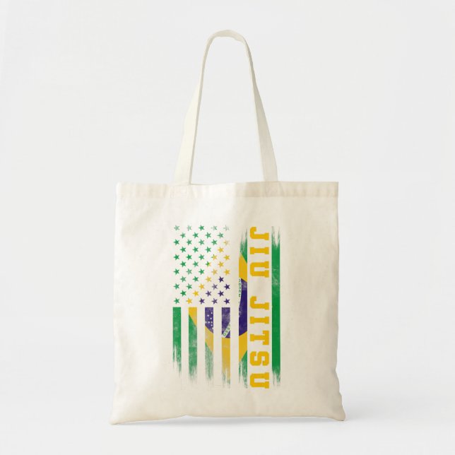 Jiu Jitsu Brazilian Bjj Brasilien United Staaten F Tragetasche (Vorne)