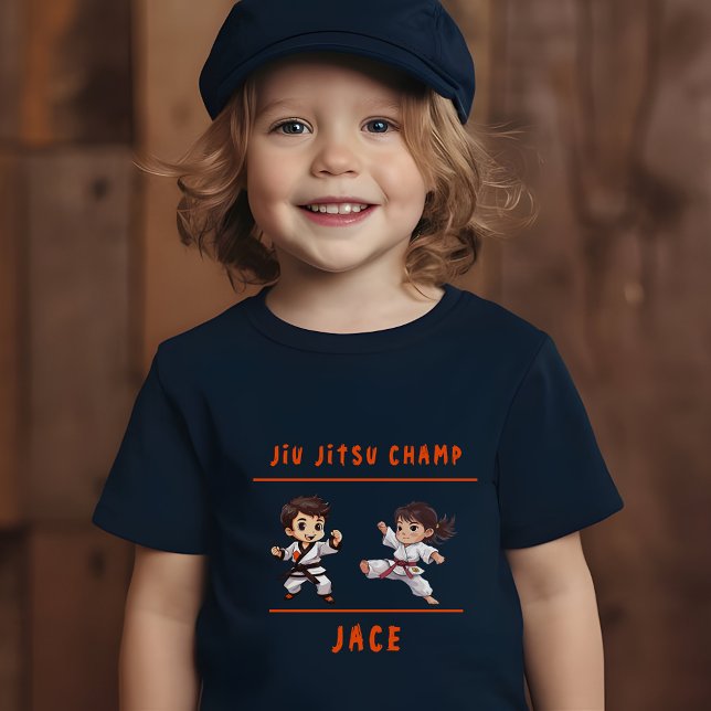 Jiu Jitsu Champ Birthday Party T - Shirt (Von Creator hochgeladen)