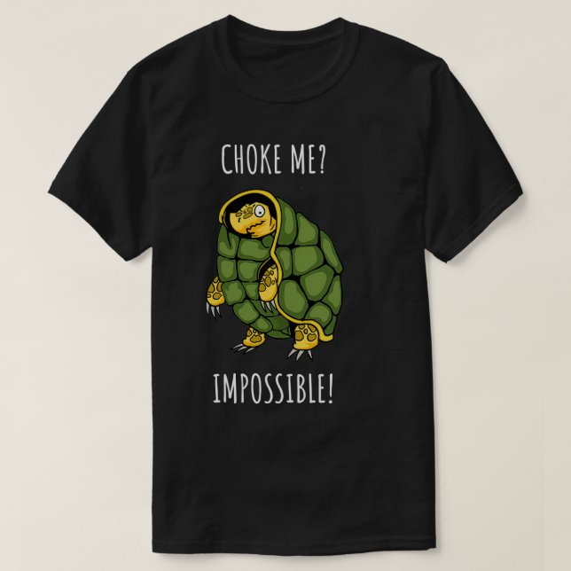 Jiu Jitsu Choke Me Turtle Brasilianischer BJJ MIXE T-Shirt (Design vorne)