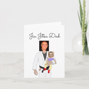 Jiu Jitsu Dad Custom Fotos und Handwritten Text I Einladung