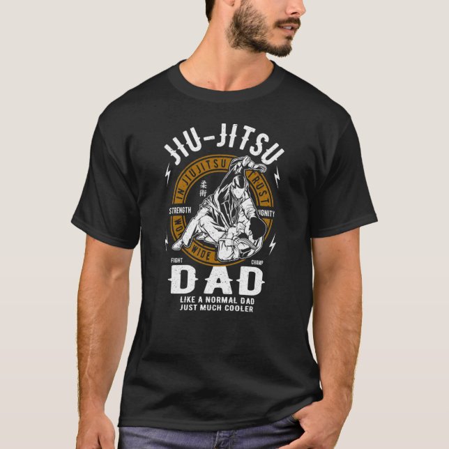 Jiu Jitsu Dad  Funny Jiu Jitsu408 T-Shirt (Vorderseite)
