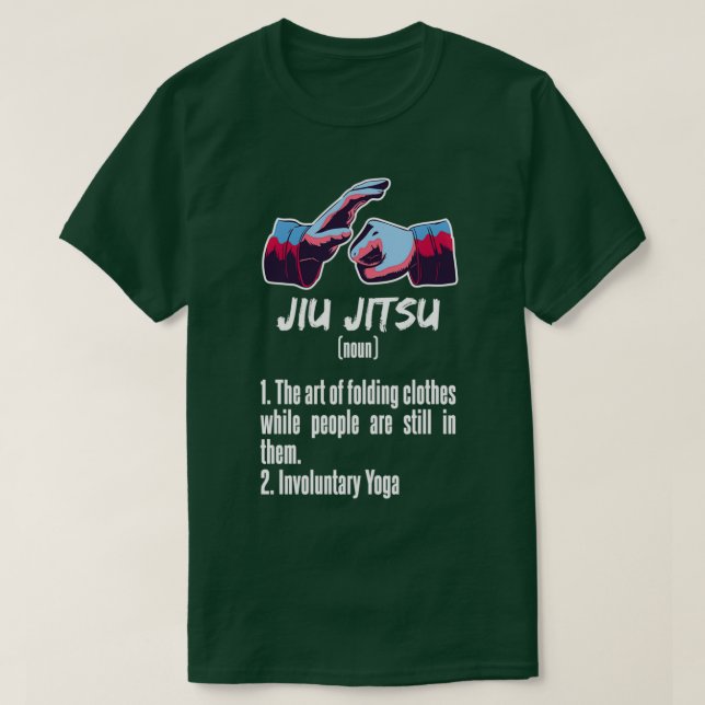 Jiu Jitsu Definition Funny BJJ Fighter Gift T-Shirt (Design vorne)