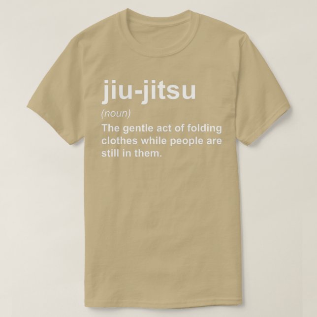 Jiu Jitsu Definition T-Shirt (Design vorne)