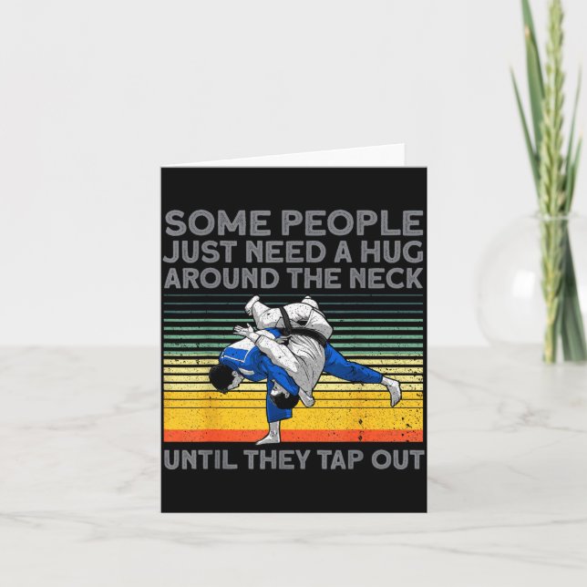 Jiu Jitsu Design For Men Women Kids Bjj Brazilian  Karte (Vorderseite)