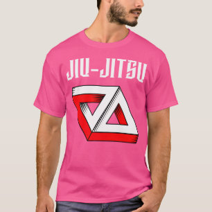 Jiu-Jitsu Double Gracie Triangle Bjj Mixed Martial T-Shirt