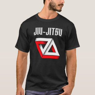 Jiu Jitsu Double Gracie Triangle Bjj Mixed Martial T-Shirt