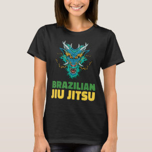 Jiu Jitsu Dragon Demon Brazilian Jiu Jitsu und Gra T-Shirt