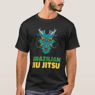 Jiu Jitsu Dragon Demon Brazilian Jiu Jitsu und Gra T-Shirt