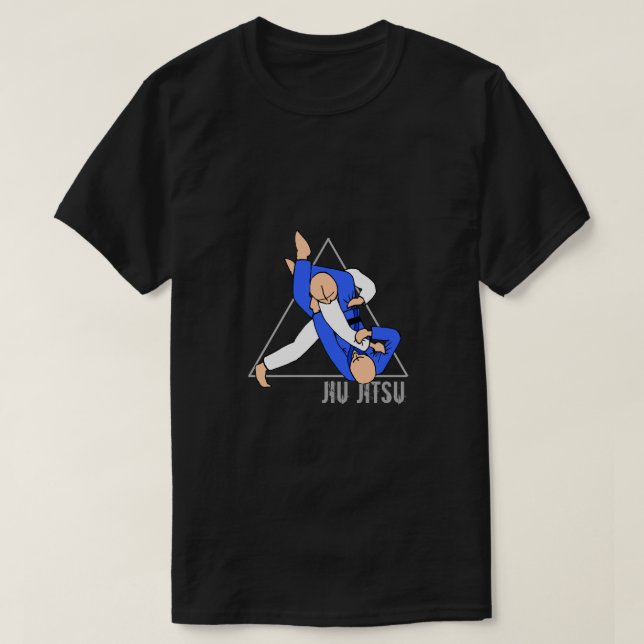 Jiu Jitsu Dreieck-T - Shirt (Design vorne)