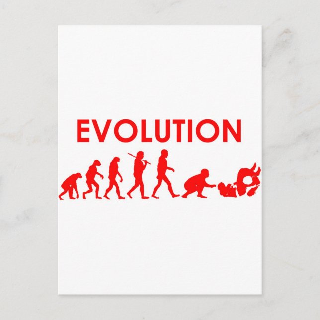 Jiu Jitsu Evolution Postkarte (Vorderseite)