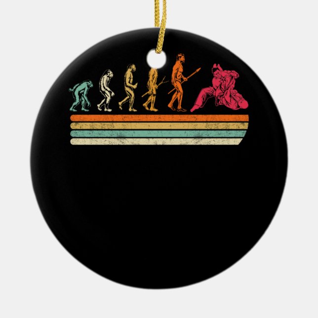 Jiu Jitsu Evolution T - Shirt BRAZILIAN JITSU MIXE Keramik Ornament (Vorne)