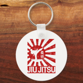 Jiu Jitsu Fighter Japanisch Vintage Kampfkunst Schlüsselanhänger