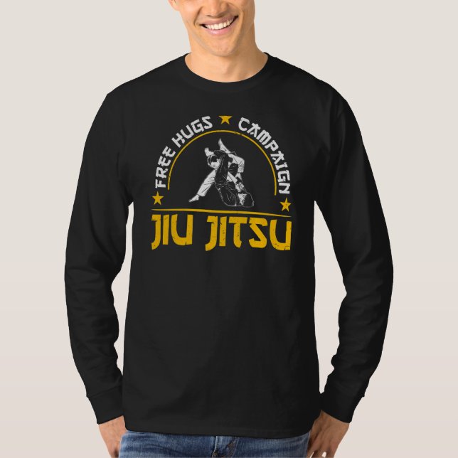 Jiu Jitsu Free Hugs Campaign Jiu Jitsu T-Shirt (Vorderseite)