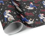 Jiu-Jitsu Frory Christmas Wrapping Paper Geschenkpapier<br><div class="desc">Jiu-Jitsu Frohe Weihnachtswrapping Papier. Papierfarbe ist schwarz. Erhältlich in mehreren Farben,  Größen und zwei Oberflächen. www.hotpocketgraphics.com</div>