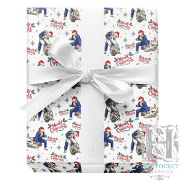 Jiu-Jitsu Frory Christmas Wrapping Paper Geschenkpapier