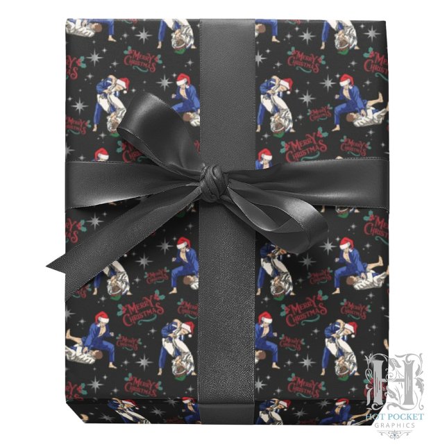 Jiu-Jitsu Frory Christmas Wrapping Paper Geschenkpapier (Von Creator hochgeladen)