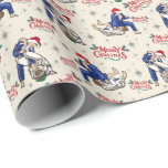 Jiu-Jitsu Frory Christmas Wrapping Paper Geschenkpapier<br><div class="desc">Jiu-Jitsu Frohe Weihnachtswrapping Papier. Papierfarbe ist Beige oder Creme. Erhältlich in mehreren Farben,  Größen und zwei Oberflächen. www.hotpocketgraphics.com</div>