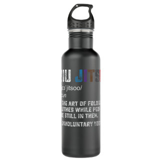 Jiu jitsu Funny definition BJJ oder MIXED MARTIAL  Edelstahlflasche