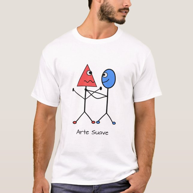 Jiu Jitsu Funny Triangle Choke T-Shirt (Vorderseite)