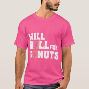 Jiu Jitsu Funny wird für Donuts Bjj T Shirt Roll