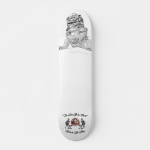 Jiu Jitsu für den Toten und den chinesischen Drac Skateboard