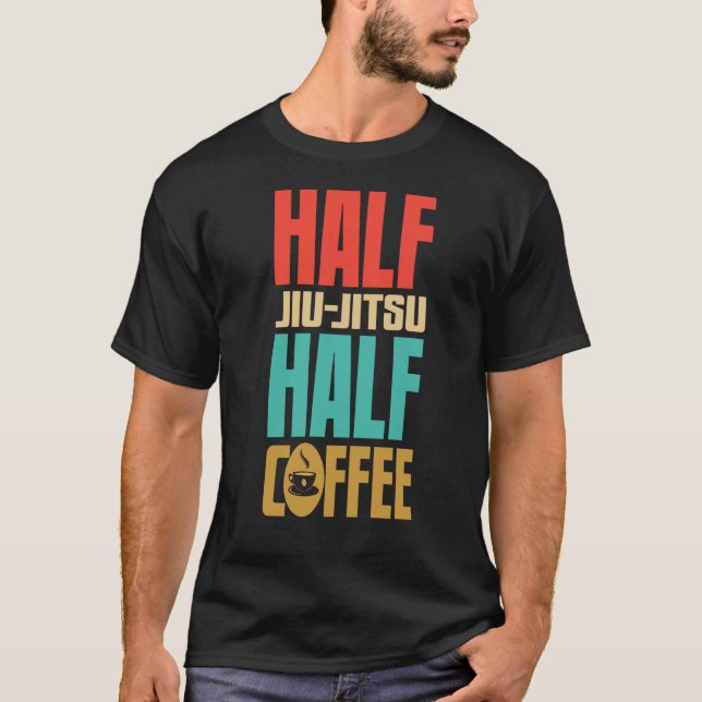 Jiu Jitsu für Kaffee T-Shirt (Vorderseite)