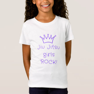Jiu Jitsu Girls Rock! Hemddesign T-Shirt