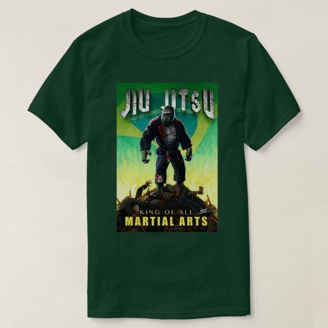 Jiu Jitsu Gorilla Destroyer 1 T-Shirt (Design vorne)